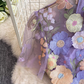 Beautiful heavy-duty three-dimensional flower embroidery embroidered seaside holiday dress with a high-end feel R0308