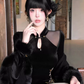 Retro New Chinese Dress 2025 Lace Backless Waist Hip Short Skirt R1257