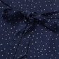 2025 Summer New Black Polka Dot Ruffled Small Flying Sleeve Midi Dress R0962