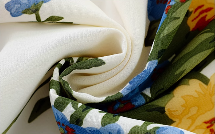 French holiday style long white 2025 new sling print slim dress R2648