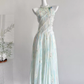 Summer fairy sweet slim waist long dress R1999