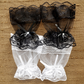 Breathable retro half-length mesh gloves fingerless thin bride lace hand sleeve gloves     S6259