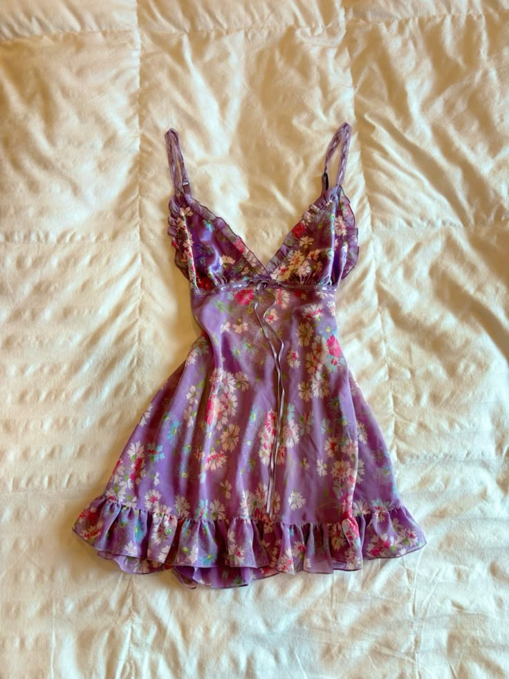 Purple floral suspenders slim waist mini skirt homecoming dress R2626