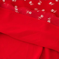 French pure red floral slim dress 2025 new sweet long dress R2590