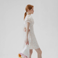 Jasmine French floral dress small fresh sweet puff sleeve short skirt R2763