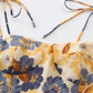 French holiday style niche yellow 2025 new floral high-end dress R2661