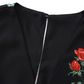 French holiday style short black 2025 new dress R2607