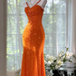 Lake blue halter-neck fitted waist bodycon long ball gown R6545