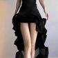 Birthday dress high-end party dress niche temperament trailing tube top dress R1770