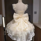 glitter butterfly big bow princess birthday dress      S5732