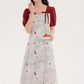 Tea break style retro French platycodon dress 2025 new floral dress niche fairy dress R2371