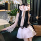 Thousands of gold lace long-sleeved dress 2025 sweet fluffy waist princess dress R1387