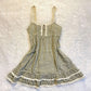 Retro checkered suspenders waist slim mini skirt homecoming dress R2681
