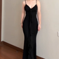Large size French pure desire style suspender dress holiday sexy figure hip long skirt R1843