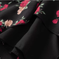 French floral v-neck dress 2025 new waist high-end long dress R2587