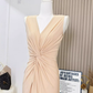 Relaxed dress sleeveless elastic light skin breathable fabric long dress R0295