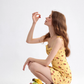Sweet Dream French Floral Dress Holiday Style Suspender Skirt R2708