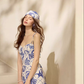 French suspender skirt seaside holiday style dress short skirt R2755