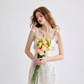 Private French floral suspender skirt wood ear edge dress holiday short skirt skirt R2712