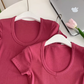 ins super hot hot girl pure desire style pink dress female slim slim summer high waist hip skirt R0257