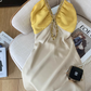 French hollow halter neck dress for women high-end temperament waist short dress R3990