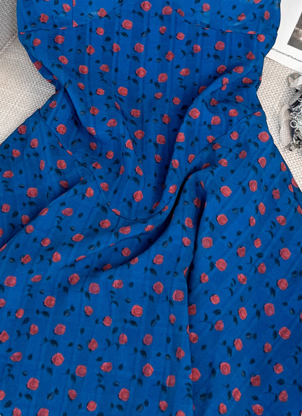 Pure desire style sexy suspender dress female new style waist slimming holiday style A-line skirt R3993