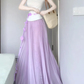 Gentle temperament white short-sleeved T-shirt skirt generous and decent beautiful outfit suit R0878