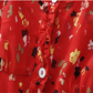 French holiday long red 2025 new dress floral dress R2608