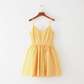 French retro floral slimming and waist cinching skirt with a large skirt and suspender R2874