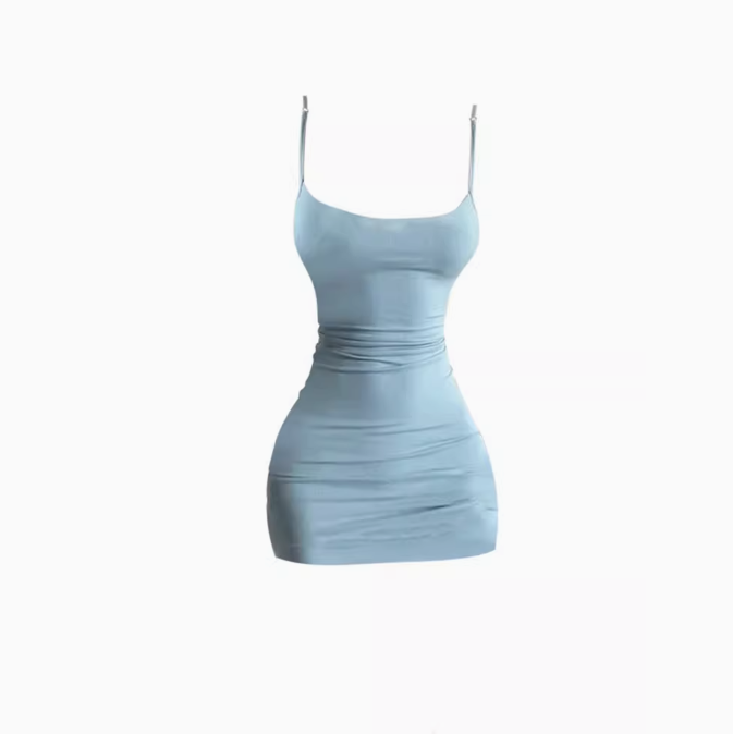 Pure desire design knitted suspender dress plus size hot girl slim bottom hip skirt R1097