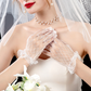 Lace gloves retro mesh French photography photo shoot white wedding bride super fairy gloves     S6248