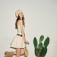 French suspender skirt petite dress short skirt sweet style short skirt high-end female summer R3521