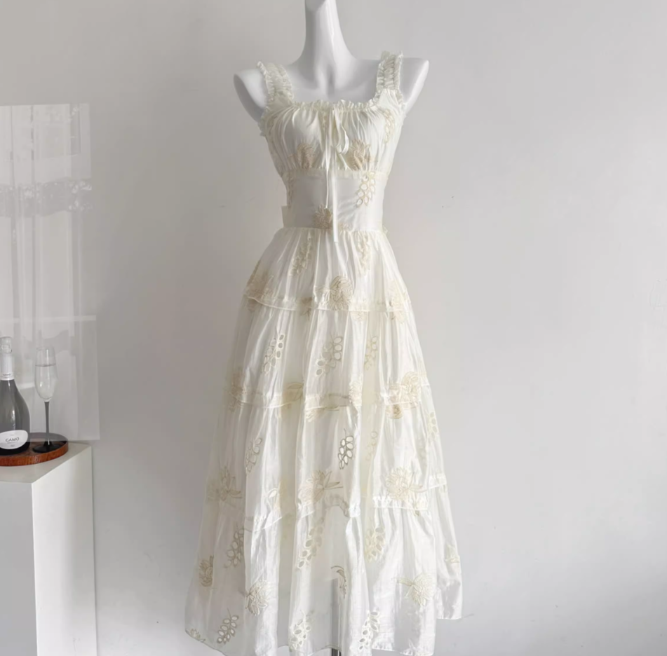 Dusk Eden suspender dress fairy dress waist long dress R2009