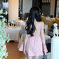 2025 Golden Lace Suspender Skirt Bowknot Backless Puffy Princess Skirt R1110
