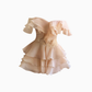 French gentle style one-line ruffle dress 2025 pure desire style seaside holiday dress R1346