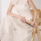 Chic and beautiful suit skirt summer new Chinese style top skirt high-end temperament two-piece suit R4294