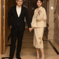 New Chinese style suit engagement dress skirt Chanel style jacket skirt two-piece suit R1784