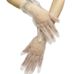 Women's Ruffle Tulle Mesh Gloves Wedding Party Gloves Short Prom Evening Gloves     S6227