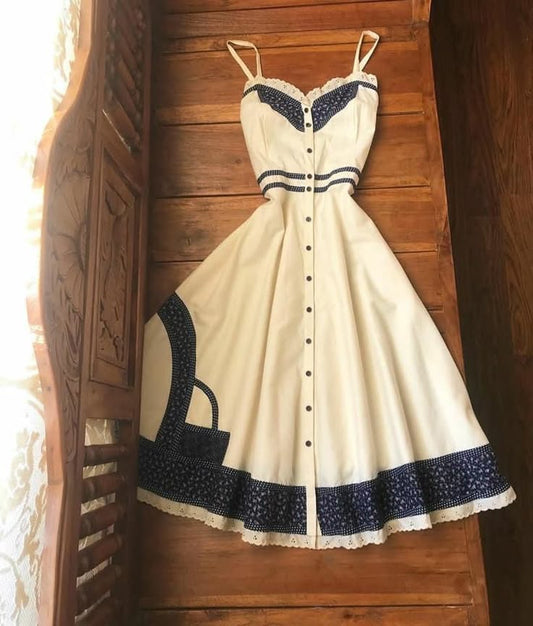 White suspender waist slim long skirt homecoming dress R2780