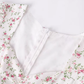 2025 summer new French pink floral girl age-reducing waist long dress R0921