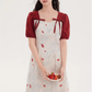 Tea break style retro French platycodon dress 2025 new floral dress niche fairy dress R2371