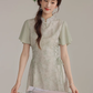 New Chinese style improved cheongsam young style dress 2025 new Zen dress R1890