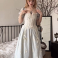 Pretty Lace Decor Women's Prom Gown Pale Blue Waist Fitted Maxi Evening Dress Birthday Dress — Fall Outfit 2026 New  RS3332