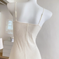 2025 new flower lace mesh fishtail dress medium-length slim hip-wrapped suspender skirt R0280