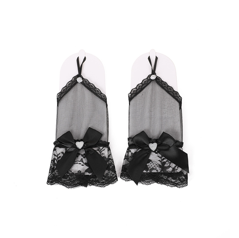 Mesh butterfly wedding gauze hook gloves hot diamond gloves lace gloves evening dress gloves     S6271