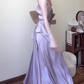 Gentle temperament purple sleeveless vest a-line skirt wear two-piece suit R0813