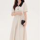 French style shirt dress with waist for summer 2025 new formal occasion dress R2367