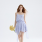 Sea salt daisy floral dress French suspender skirt short skirt holiday wear skirt female summer R3454