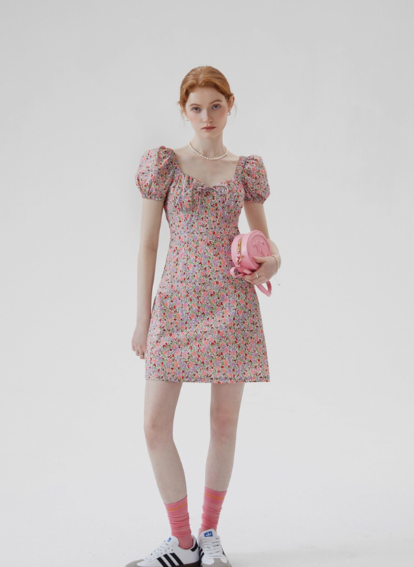 French dress skirt summer short floral skirt petite short skirt female summer 2025 new R3461