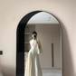 Temperament lady high-end pleated waist vest long skirt to wear super beautiful dress R0470